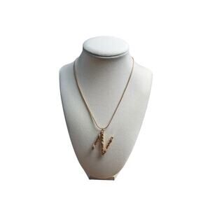 Ettika NWT Initial Zirconia Pendant Necklace 18k‎ Gold Plated N